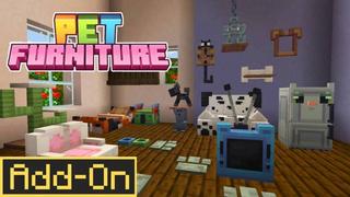Thumbnail of the Minecraft Bedrock Marketplace product Pet Furniture created by Bunny Studios.