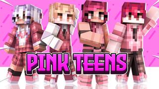 Thumbnail of the Minecraft Bedrock Marketplace product Pink Teens created by Bunny Studios.