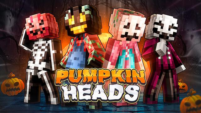 Thumbnail of the Minecraft Bedrock Marketplace product Pumpkin Heads created by Bunny Studios.