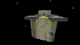 Screenshot of the Minecraft Bedrock Marketplace product Space House created by Bunny Studios.