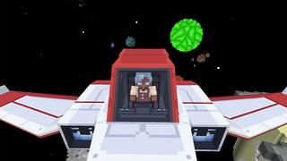 Screenshot of the Minecraft Bedrock Marketplace product Space House created by Bunny Studios.