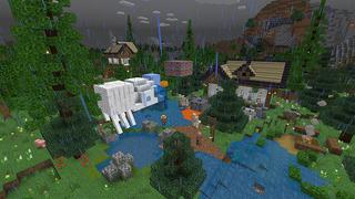 Screenshot of the Minecraft Bedrock Marketplace product Super Flowers created by Bunny Studios.