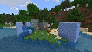 Screenshot of the Minecraft Bedrock Marketplace product Super Flowers created by Bunny Studios.