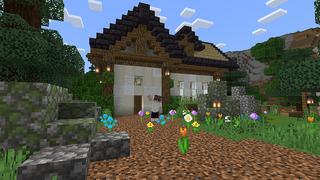 Screenshot of the Minecraft Bedrock Marketplace product Super Flowers created by Bunny Studios.