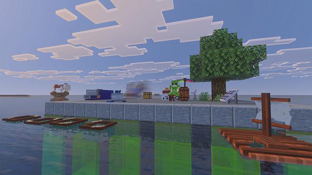 Screenshot of the Minecraft Bedrock Marketplace product Survival on Container created by Bunny Studios.
