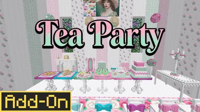 Thumbnail of the Minecraft Bedrock Marketplace product Tea Party Add-On created by Bunny Studios.