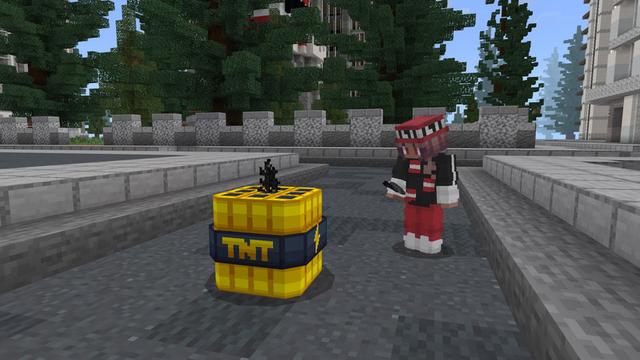 Screenshot of the Minecraft Bedrock Marketplace product TNT+ created by Bunny Studios.