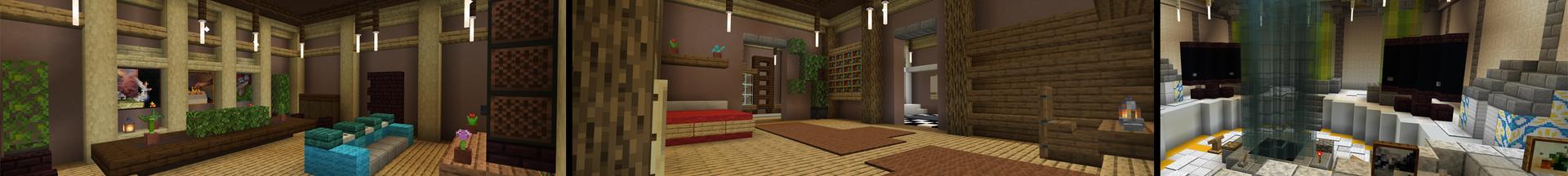 Panorama of the Minecraft Bedrock Marketplace product Underwater Base created by Bunny Studios.