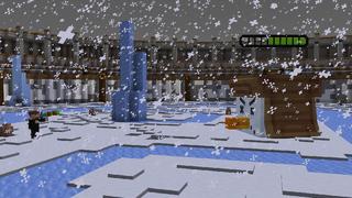 Screenshot of the Minecraft Bedrock Marketplace product Winter Arena created by Bunny Studios.