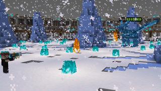 Screenshot of the Minecraft Bedrock Marketplace product Winter Arena created by Bunny Studios.