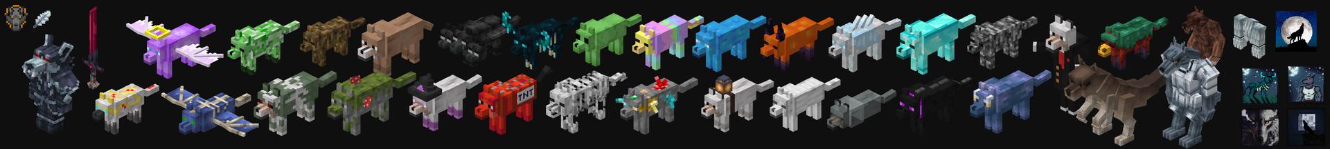 Panorama of the Minecraft Bedrock Marketplace product Wolf Expansion V1.2 created by Bunny Studios.