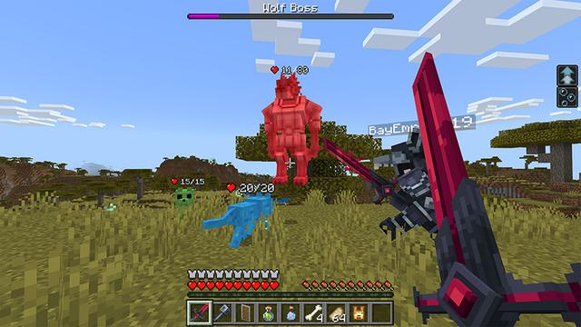 Screenshot of the Minecraft Bedrock Marketplace product Wolf Expansion V1.2 created by Bunny Studios.