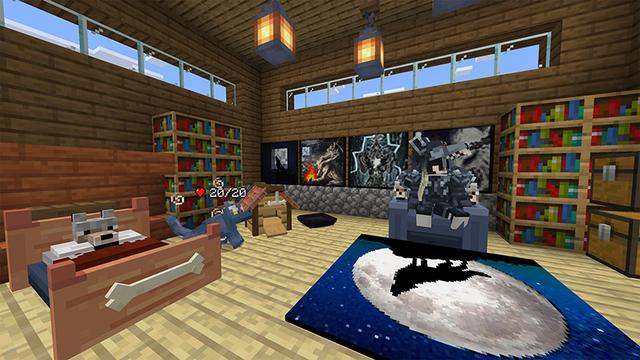 Screenshot of the Minecraft Bedrock Marketplace product Wolf Expansion V1.2 created by Bunny Studios.