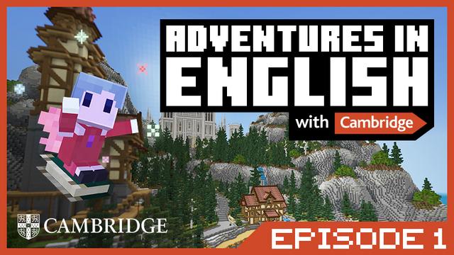 Thumbnail of the Minecraft Bedrock Marketplace product Adventures in English 1 created by Cambridge University.