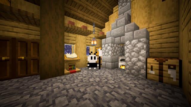 Screenshot of the Minecraft Bedrock Marketplace product Gormi’s Winter Wonderland created by Cambridge University.
