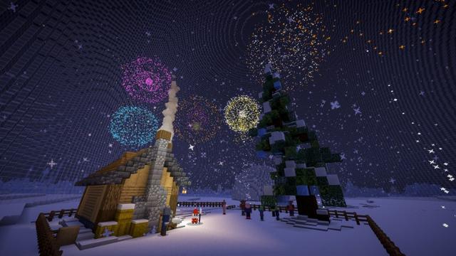 Screenshot of the Minecraft Bedrock Marketplace product Gormi’s Winter Wonderland created by Cambridge University.