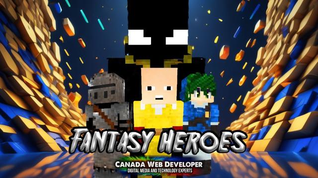 Thumbnail of the Minecraft Bedrock Marketplace product FANTASY HEROES created by CanadaWebDeveloper.