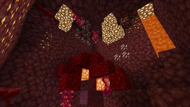 Screenshot of the Minecraft Bedrock Marketplace product Find The Button created by CanadaWebDeveloper.