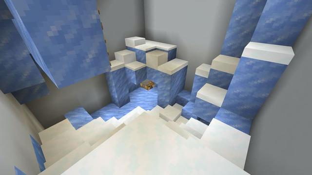 Screenshot of the Minecraft Bedrock Marketplace product Find The Button created by CanadaWebDeveloper.