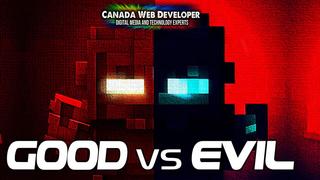 Thumbnail of the Minecraft Bedrock Marketplace product GOOD VS EVIL created by CanadaWebDeveloper.
