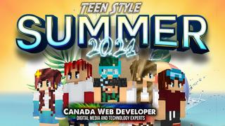 Thumbnail of the Minecraft Bedrock Marketplace product Teen Style: Summer 2021 created by CanadaWebDeveloper.