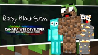 Thumbnail of the Minecraft Bedrock Marketplace product Free Form : Derpy Block Skins created by CanadaWebDeveloper.