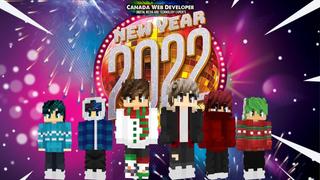 Thumbnail of the Minecraft Bedrock Marketplace product NEW YEAR 2022 created by CanadaWebDeveloper.
