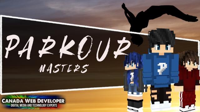 Thumbnail of the Minecraft Bedrock Marketplace product Parkour Masters created by CanadaWebDeveloper.