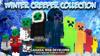 Thumbnail of the Minecraft Bedrock Marketplace product Winter Creeper Collection created by CanadaWebDeveloper.
