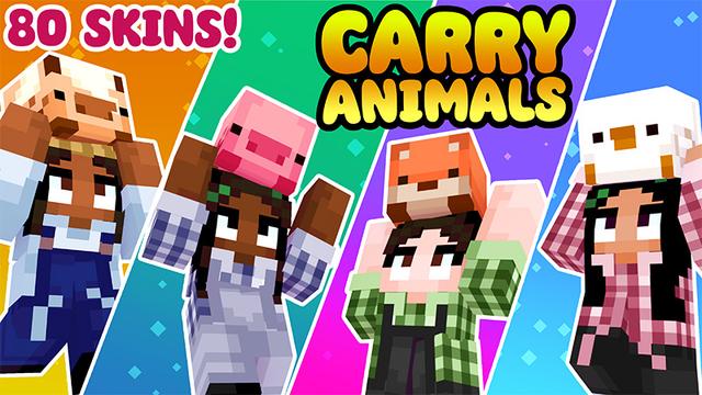 Thumbnail of the Minecraft Bedrock Marketplace product Carry Animals Skin Pack created by CaptainSparklez.