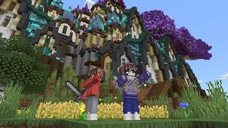 Screenshot of the Minecraft Bedrock Marketplace product Castle Mansion created by CaptainSparklez.