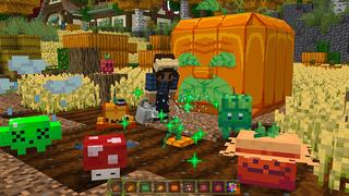 Screenshot of the Minecraft Bedrock Marketplace product Grow Pets created by CaptainSparklez.