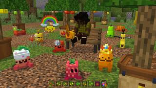 Screenshot of the Minecraft Bedrock Marketplace product Grow Pets created by CaptainSparklez.