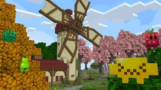 Screenshot of the Minecraft Bedrock Marketplace product Grow Pets created by CaptainSparklez.