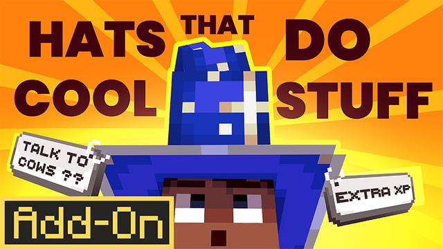 Thumbnail of the Minecraft Bedrock Marketplace product Hats That Do Cool Stuff created by CaptainSparklez.