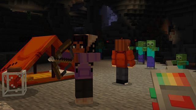 Screenshot of the Minecraft Bedrock Marketplace product Majestic Camping Add-On created by CaptainSparklez.