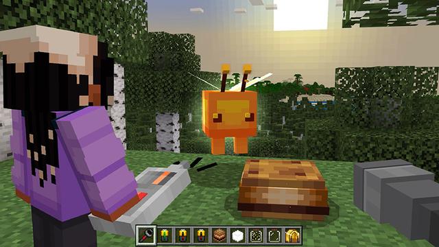 Screenshot of the Minecraft Bedrock Marketplace product Majestic Camping Add-On created by CaptainSparklez.