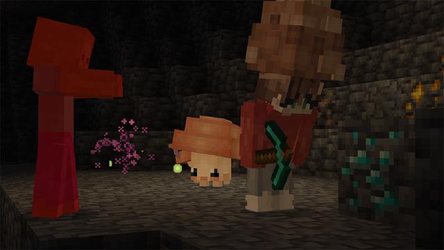 Screenshot of the Minecraft Bedrock Marketplace product Mushrooms Pets + created by CaptainSparklez.