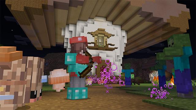 Screenshot of the Minecraft Bedrock Marketplace product Mushrooms Pets + created by CaptainSparklez.
