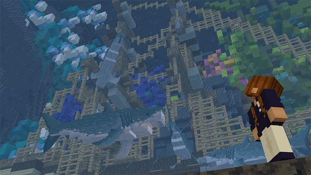 Screenshot of the Minecraft Bedrock Marketplace product Ocean Expansion created by CaptainSparklez.