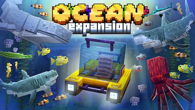 Thumbnail of the Minecraft Bedrock Marketplace product Ocean Expansion created by CaptainSparklez.