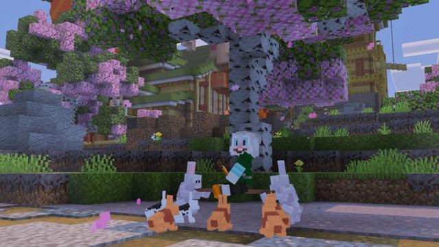 Screenshot of the Minecraft Bedrock Marketplace product Bunny House created by Carper Creative.
