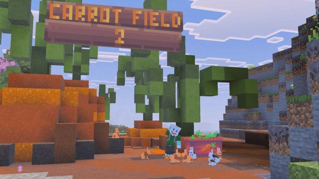 Screenshot of the Minecraft Bedrock Marketplace product Bunny House created by Carper Creative.