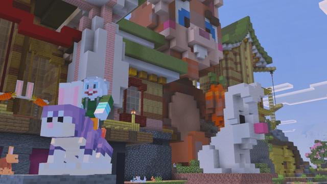 Screenshot of the Minecraft Bedrock Marketplace product Bunny House created by Carper Creative.