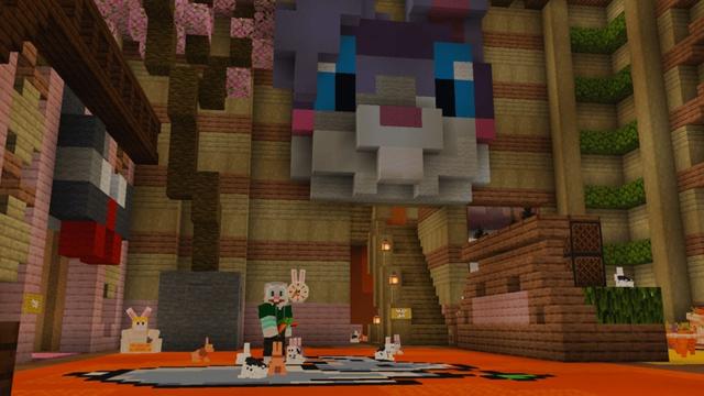 Screenshot of the Minecraft Bedrock Marketplace product Bunny House created by Carper Creative.