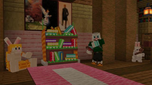 Screenshot of the Minecraft Bedrock Marketplace product Bunny House created by Carper Creative.