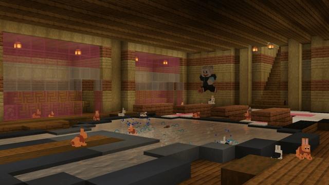 Screenshot of the Minecraft Bedrock Marketplace product Bunny House created by Carper Creative.