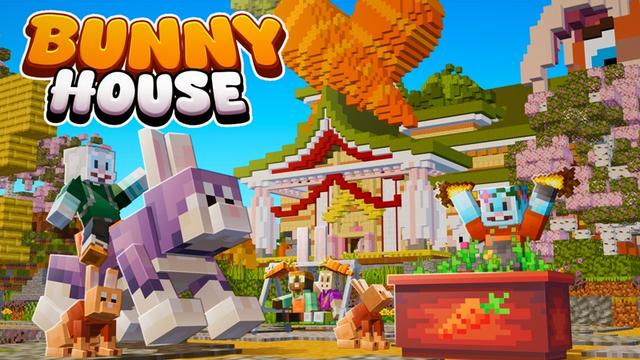 Thumbnail of the Minecraft Bedrock Marketplace product Bunny House created by Carper Creative.