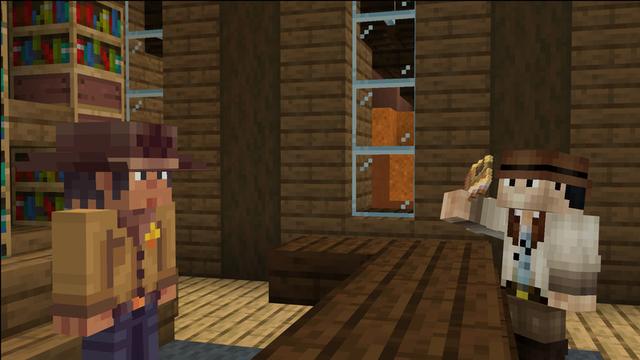 Screenshot of the Minecraft Bedrock Marketplace product Cowboy Survival created by Carper Creative.
