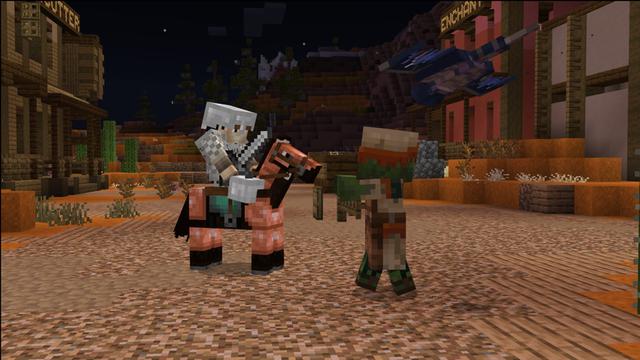 Screenshot of the Minecraft Bedrock Marketplace product Cowboy Survival created by Carper Creative.